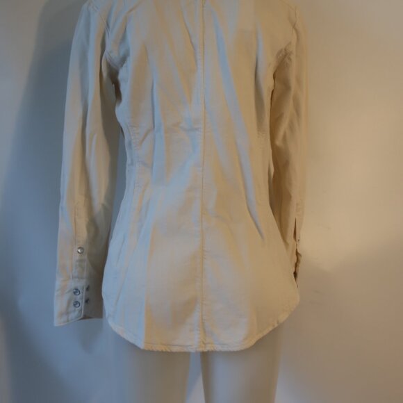 NWT Womens Rag & Bone Cream Button Down Shirt S - Picture 6 of 7
